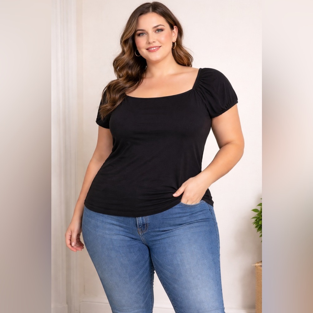 Maurices 24/7 Black Top – Size 0X